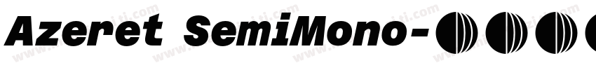 Azeret SemiMono字体转换